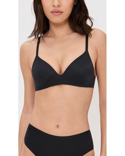 Calvin Klein Black Perfectly Fit Wire Free T-Shirt Bra