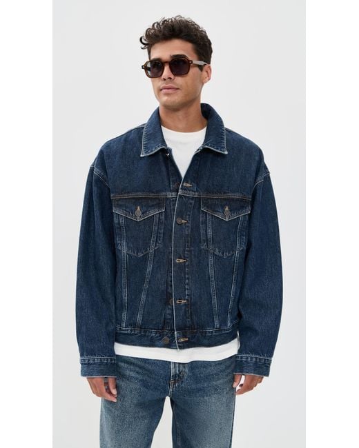 Agolde Blue Stefano Jean Jacket for men