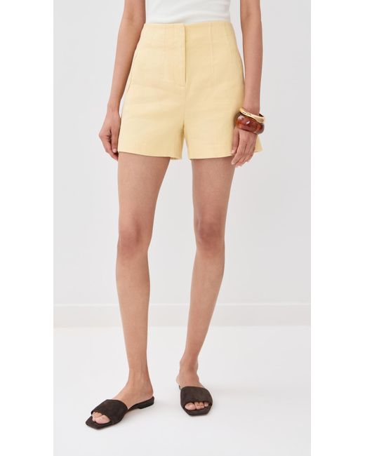 Veronica Beard Natural Brit Shorts