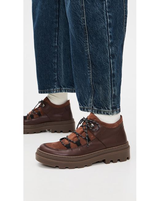 Naguisa Brown Abra Hiker Boots