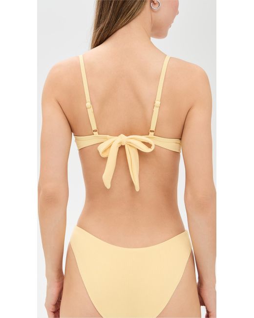 LSPACE Natural Hunter Bikini Top