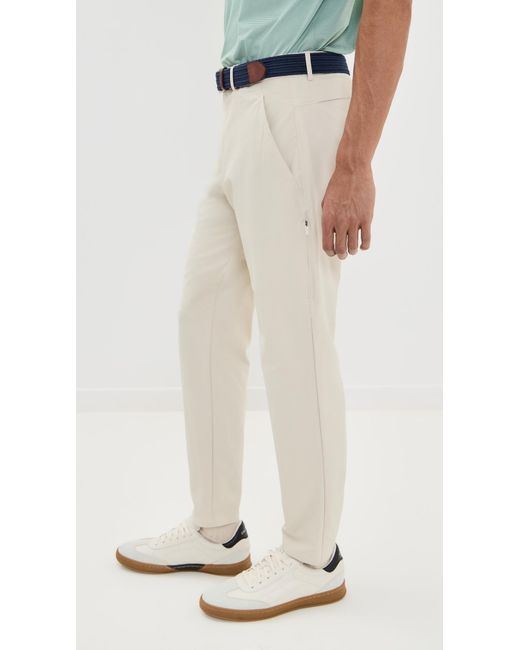 Ralph Lauren White On Course Matte Stretch Nylon Pants 32 for men