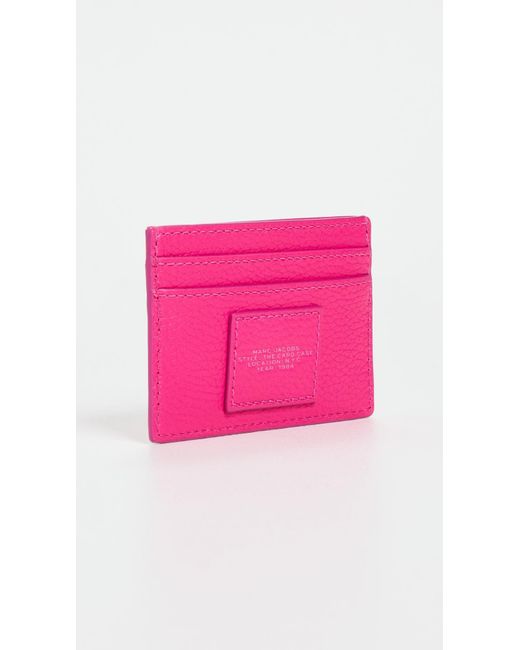 Marc Jacobs Pink The Leather Card Case