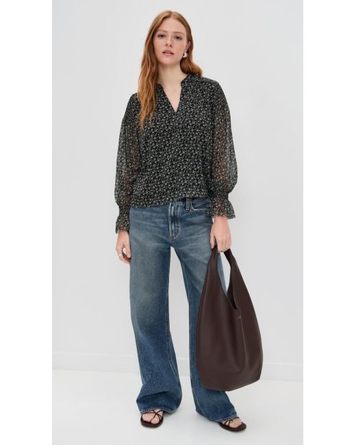 Madewell Black Lizzy Top