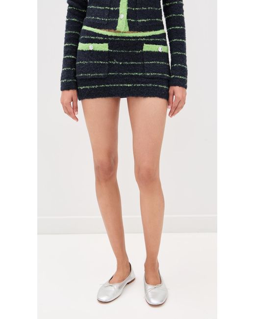 GUIZIO Black Aurelie Mini Skirt