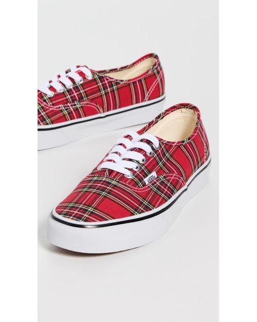 Vans Red Authentic Sneakers