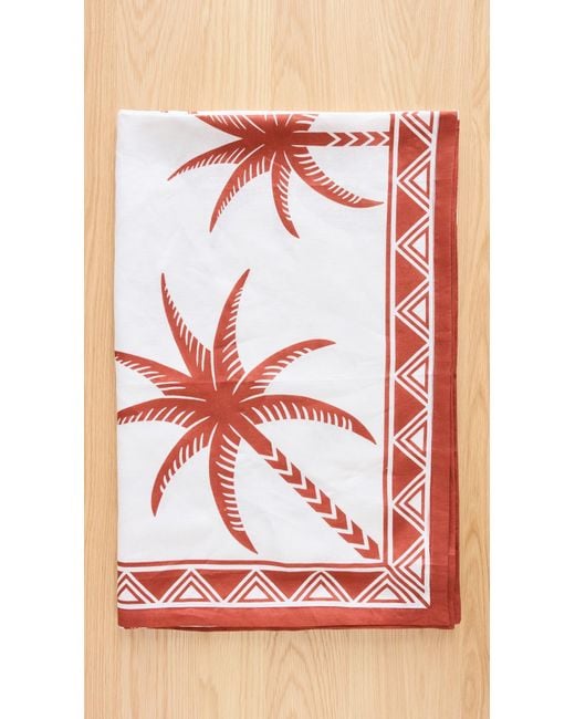 LaDoubleJ Red Medium Tablecloth (180X280)