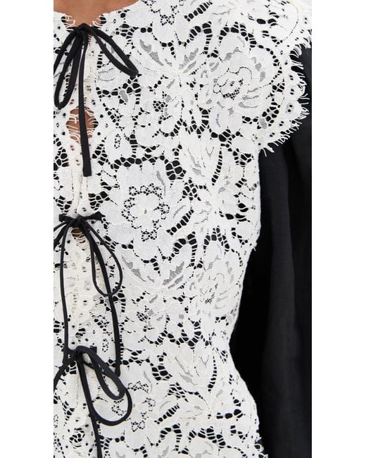 Sea Black Norabelle Top