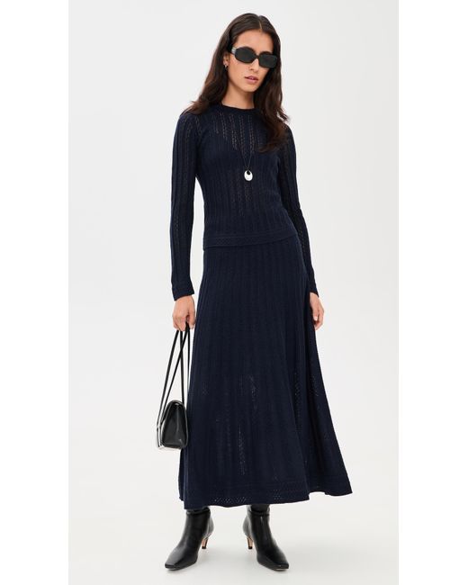 Ba&sh Blue Doha Skirt