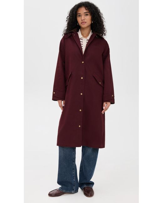 Line & Dot Red Chelsea Jacket