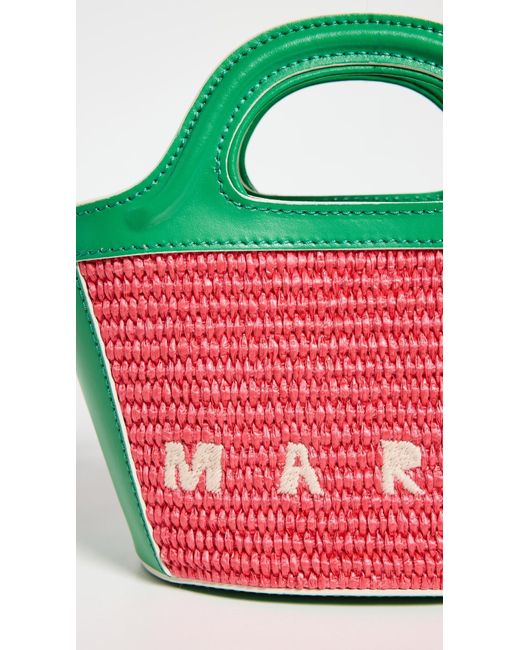 Marni Green Tropicalia Micro Bag