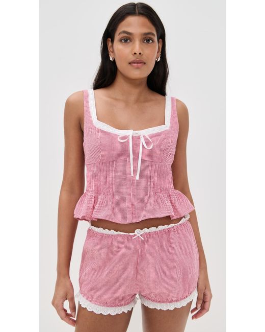 Nia Pink Lemon Top
