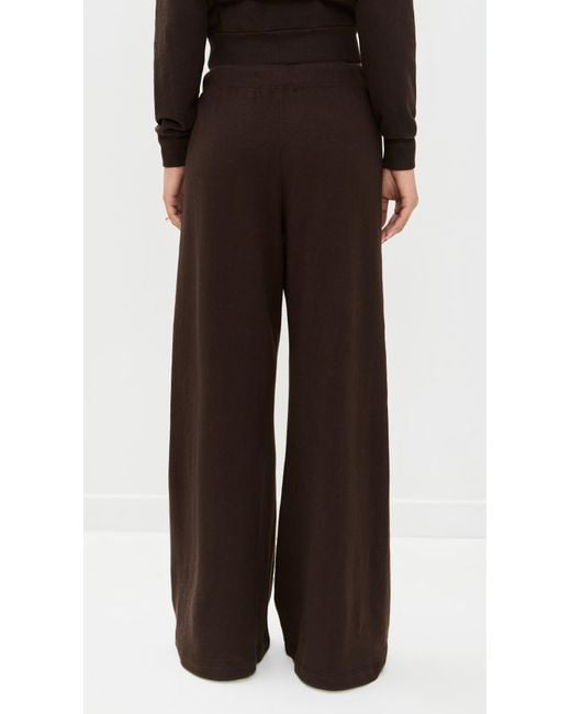 ÉTERNE Black Drawstring Wide Leg Sweatpants