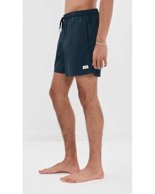 Bather Blue Solid Swim Trunks 5 for men