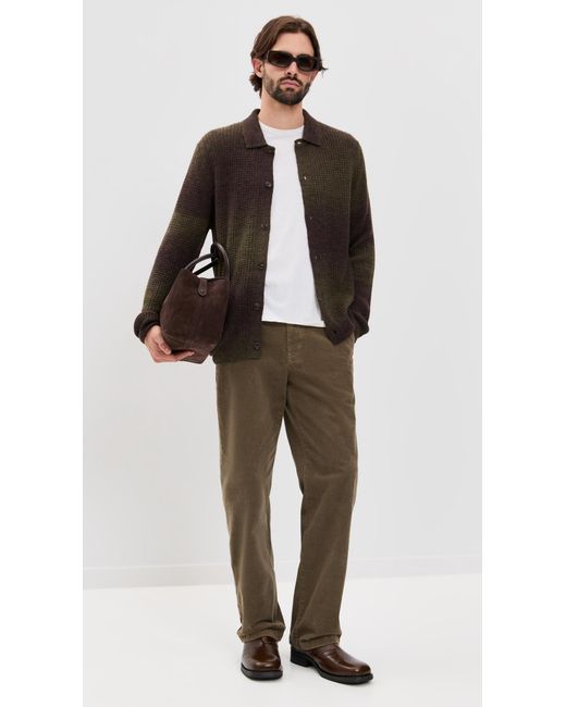NN07 Black Thor Full Button Cardigan for men