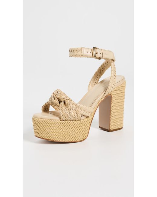 SCHUTZ SHOES Natural Khari Platform Heels