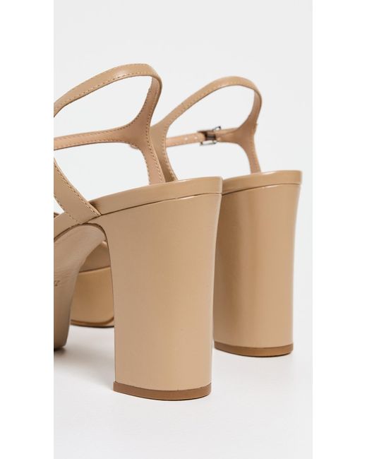 SCHUTZ SHOES Natural Keefa Platform Heels