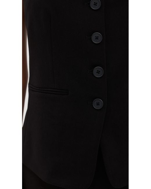 Staud Black Una Top