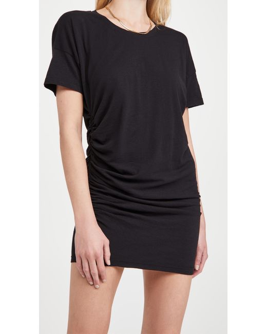 Sundry Cotton Side Shirred Dress in 