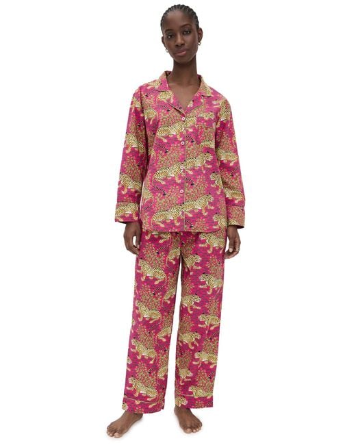 Printfresh Red Long Pajama Set