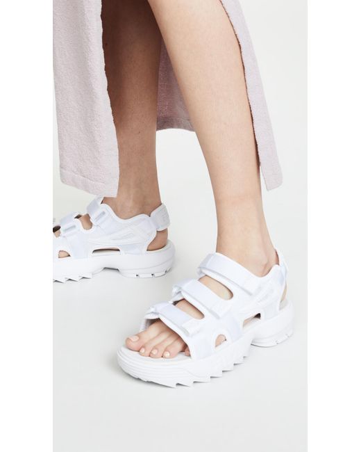 platform sandals fila