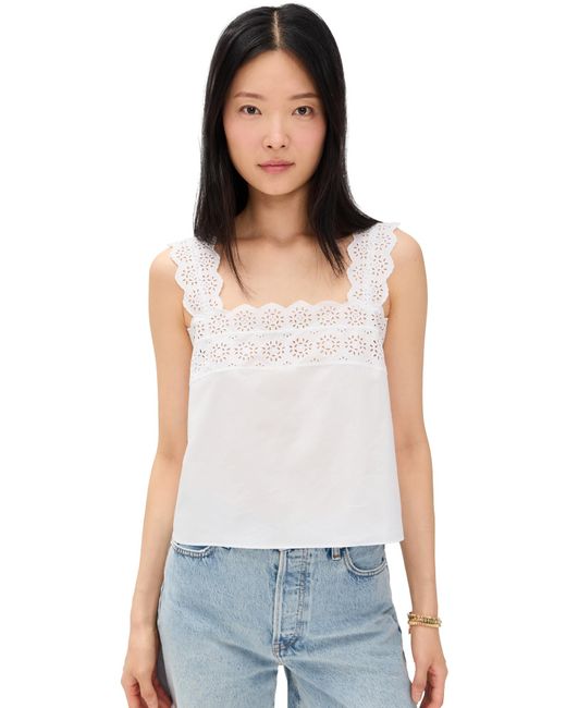 Dual-View Essential Tank in White main image 1