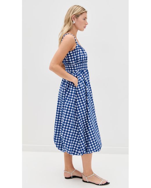 Sea Blue Neci Gingham Tank Dress