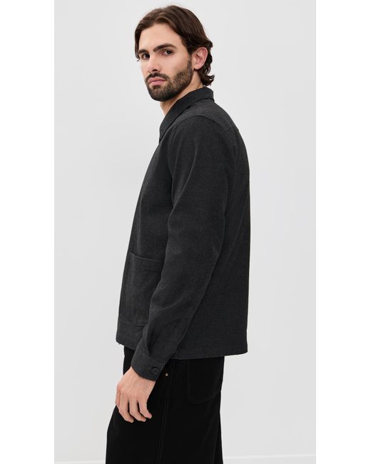 NN07 Black Virgil Zip Jacket for men