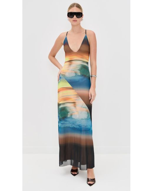 AFRM Romy Dress in Blue | Lyst