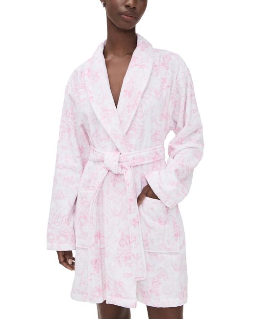 LoveShackFancy Pink Indie Robe Cupid's