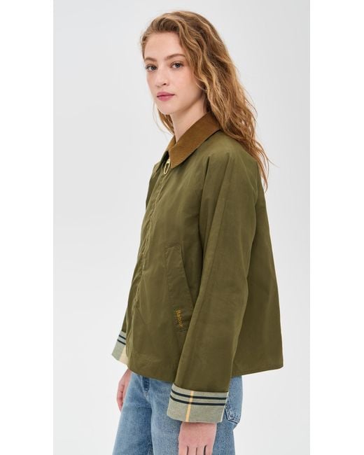 Barbour Green Catlin Showerproof Jacket