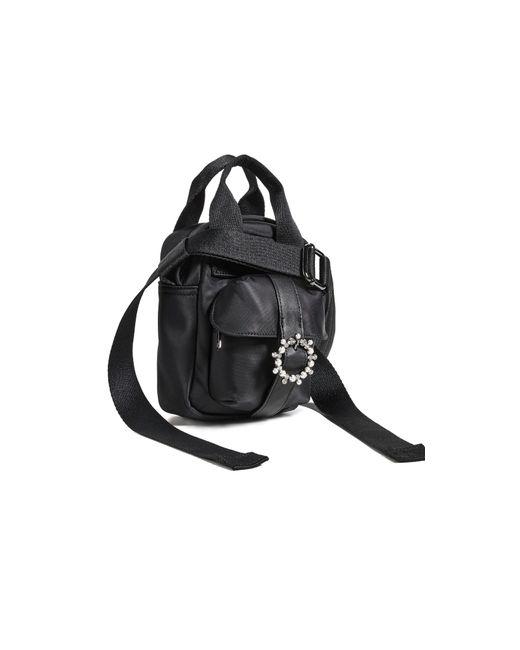 Simone Rocha Black Mini Classic Crossbody Bag W/ Buckle