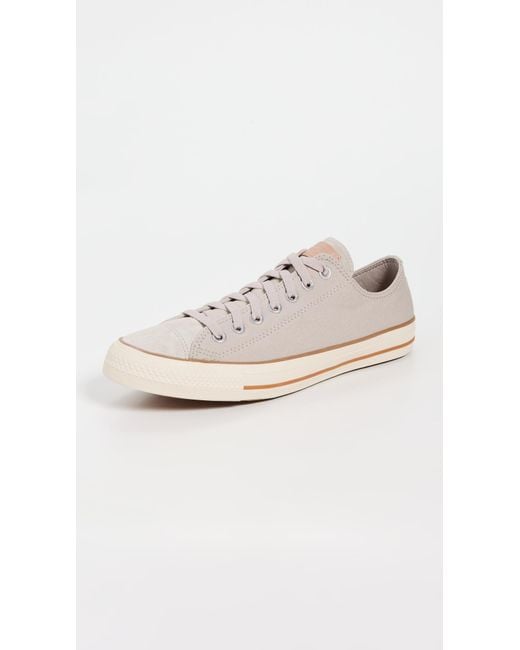 Converse White Chuck Taylor All Star Canvas And Leather Sneakers for men