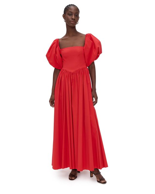Caroline Constas Red Christina Gown