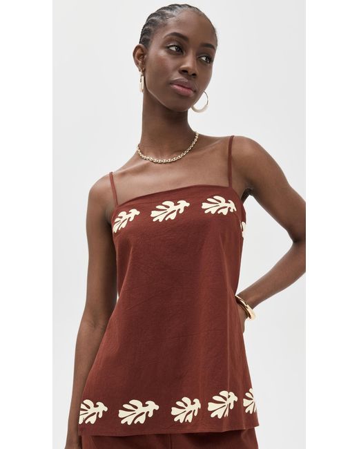 Seven Wonders Red Amalia Top
