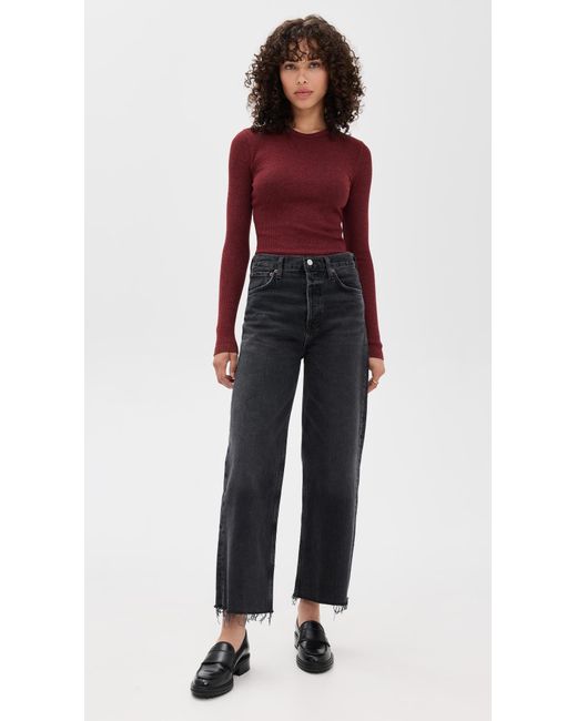 Agolde Red Delphi Slim Tee