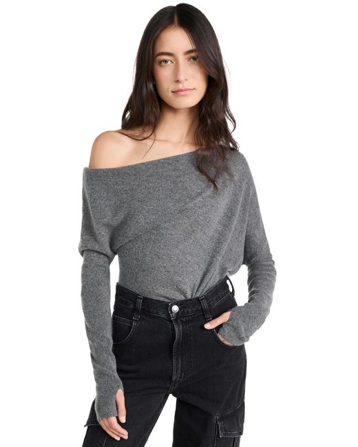 Enza Costa Black Souch Sweater