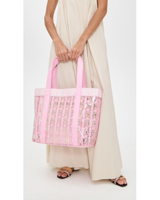 LoveShackFancy Pink Marjorie Tote