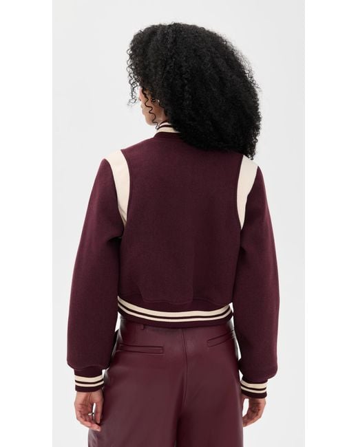 Blank NYC Red Smart Move Bomber Jacket