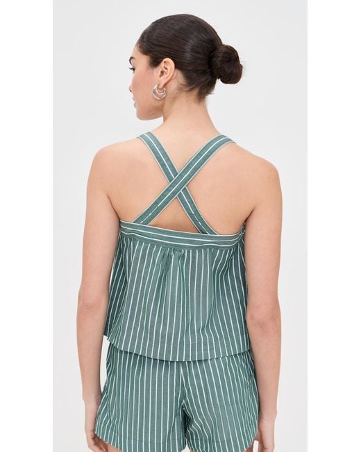 Alex Mill Green Leah Top