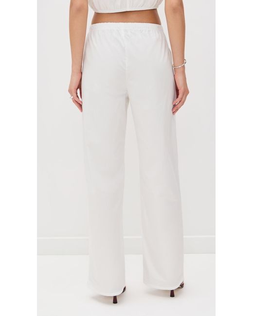 Le Bos White Camille Pants