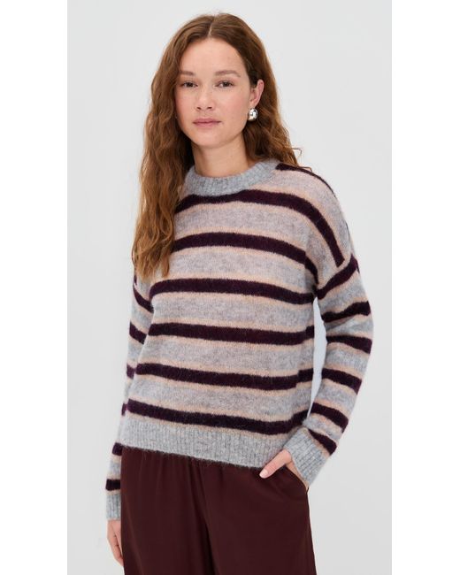 Madewell Red Striped Pullover Sweater
