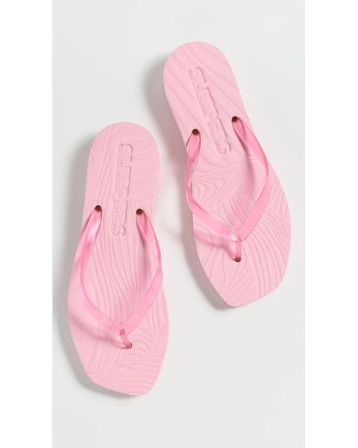 Sleeper Pink Platform Jelly Flip Flops