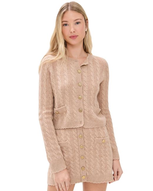 LoveShackFancy Natural Eugenie Cardigan
