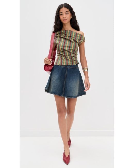 Staud Blue Phare Top
