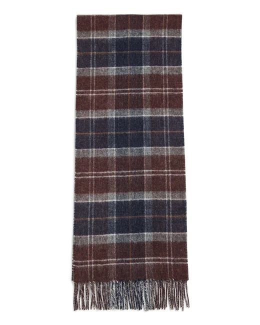 Barbour Black Dramside Reversible Scarf for men