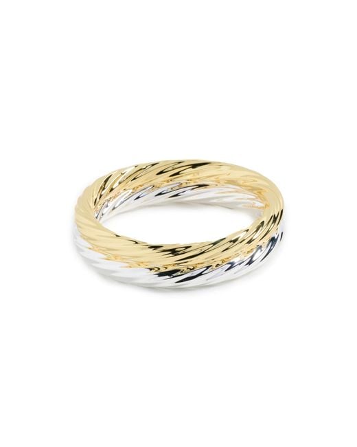 Argento Vivo Metallic Tt Twist Bangle Set