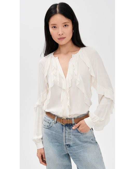 FAVORITE DAUGHTER White The Because Of You Top