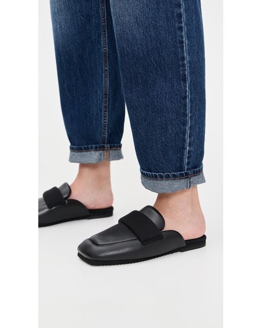 Roam Black Puffy Loafers