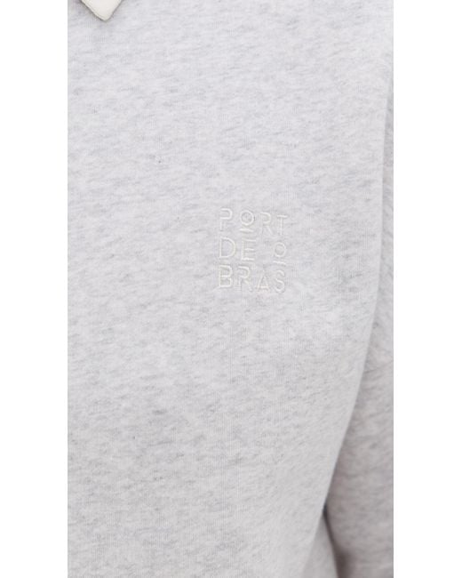 PORT DE BRAS White Sofia Sweater
